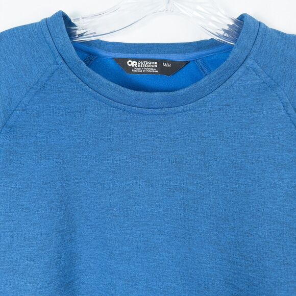 Outdoor Research Emersion Fleece Crew Neck‎ Sweatshirt Womens Medium Blue 279969 - Picture 6 of 15